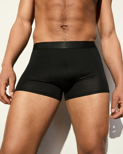 CDLP black boxer brief worn by a man, supplied product photograph