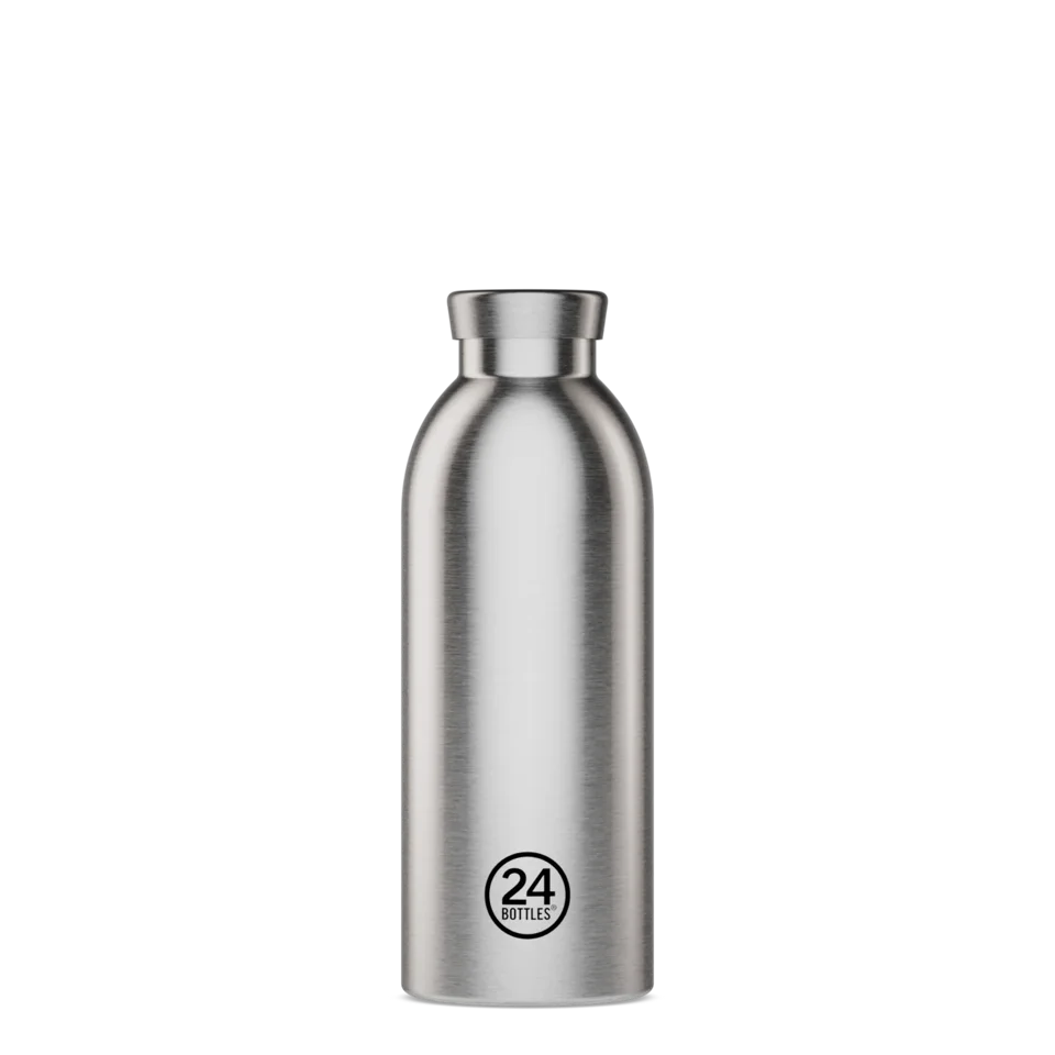24Bottles Clima — Brushed Steel — brand product photograph
